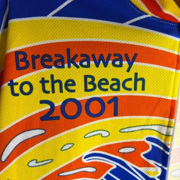 Breakaway to the Beach MS Tour Cycling Shirt 2001 Vintage Women's XL - Picture 5 of 7